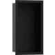 Hansgrohe XtraStoris Original süllyesztett falfülke integrált kerettel 30x15x7 cm, matt fekete 56092670