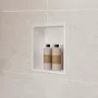Hansgrohe XtraStoris Original falfülke kerettel 390x390x70 mm, matt fehér 56093700