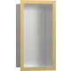 Hansgrohe XtraStoris Individual Falfülke szálcsiszolt rozsdamentes acél felülettel, design kerettel 30 x 15 x 10 cm polírozott arany hatású 56094990
