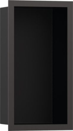 Hansgrohe XtraStoris Individual Falfülke matt fekete színben, design kerettel 30 x 15 x 10 cm szálcsiszolt fekete króm 56095340