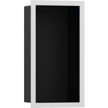   Hansgrohe XtraStoris Individual Falfülke matt fekete színben, design kerettel 30 x 15 x 10 cm matt fehér 56095700