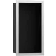 Hansgrohe XtraStoris Individual Falfülke matt fekete színben, design kerettel 30 x 15 x 10 cm rozsdamentes acél hatású 56095800
