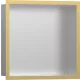 Hansgrohe XtraStoris Individual Falfülke szálcsiszolt rozsdamentes acél felülettel, design kerettel 30 x 30 x 10 cm polírozott arany hatású 56097990