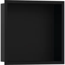   Hansgrohe XtraStoris Individual Falfülke matt fekete színben, design kerettel 30 x 30 x 10 cm matt fekete 56098670