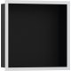 Hansgrohe XtraStoris Individual Falfülke matt fekete színben, design kerettel 30 x 30 x 10 cm matt fehér 56098700
