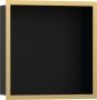 Hansgrohe XtraStoris Individual Falfülke matt fekete színben, design kerettel 30 x 30 x 10 cm polírozott arany hatású 56098990
