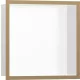 Hansgrohe XtraStoris Individual Falfülke matt fehér színben, design kerettel 30 x 30 x 10 cm szálcsiszolt bronz 56099140