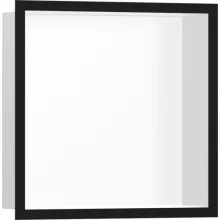   Hansgrohe XtraStoris Individual Falfülke integrált kerettel, 30 x 30 x 10 cm matt fehér/matt fekete 56099670