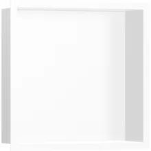   Hansgrohe XtraStoris Individual Falfülke integrált kerettel, 30 x 30 x 10 cm matt fehér 56099700