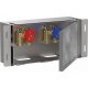 Hansgrohe XtraStoris Safe Falfülke cserélhető ajtóval és integrált elzáró szeleppel 15 x 30 x 10 cm rozsdamentes acél hatású 56100800
