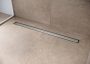 Hansgrohe RainDrain Compact Komplett zuhanylefolyó 700 készlet lapos beépítéshez, szálcsiszolt rozsdamentes acél 56164800