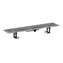   Hansgrohe RainDrain Compact Komplett zuhanylefolyó 800 készlet lapos beépítéshez, szálcsiszolt rozsdamentes acél 56167000