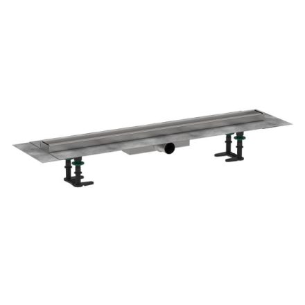 Hansgrohe RainDrain Compact Komplett zuhanylefolyó 800 készlet lapos beépítéshez, szálcsiszolt rozsdamentes acél 56167000