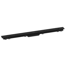   Hansgrohe RainDrain Match Plus zuhanylefolyó 90 cm állítható magasságú kerettel, matt fekete 56216670