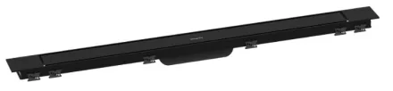 Hansgrohe RainDrain Match Plus zuhanylefolyó 90 cm állítható magasságú kerettel, matt fekete 56216670