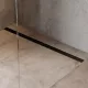 Hansgrohe RainDrain Match Plus zuhanylefolyó 100 cm állítható magasságú kerettel, matt fekete 56217670