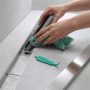 Hansgrohe RainDrain Match Plus zuhanylefolyó 100 cm állítható magasságú kerettel, matt fekete 56217670