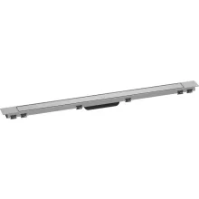   Hansgrohe RainDrain Match Plus zuhanylefolyó 100 cm állítható magasságú kerettel, szálcsiszolt rozsdamentes acél 56217800