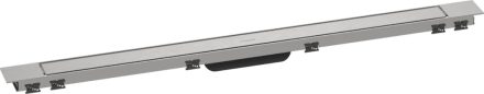 Hansgrohe RainDrain Match Plus zuhanylefolyó 100 cm állítható magasságú kerettel, szálcsiszolt rozsdamentes acél 56217800