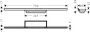 Hansgrohe RainDrain Minimalist 700 Zuhanylefolyó