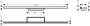 Hansgrohe RainDrain Minimalist 900 Zuhanylefolyó 