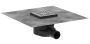 Hansgrohe RainDrain Point teljes padlólefolyó készlet 100x100, szálcsiszolt rozsdamentes acél 56246800