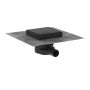 Hansgrohe RainDrain Brilliance Teljes padlóösszefolyó 150x150 csempézhető, matt fekete 56249670