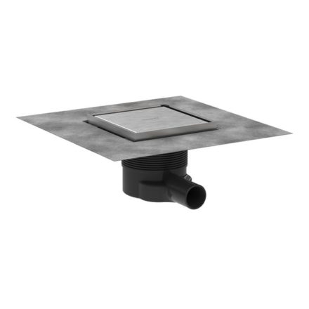 Hansgrohe RainDrain Brilliance Teljes padlóösszefolyó 150x150 csempézhető, szálcsiszolt rozsdamentes acél 56251800