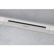   Hansgrohe RainDrain Flex oldalfal mellé zuhanylefolyó 160 cm méretre vágható, szálcsiszolt rozsdamentes acél 56262800