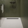 Hansgrohe RainDrain Go zuhanylefolyó 800 csempézhető hátsó burkolat standard/lapos beépítéshez, matt fekete 56273670