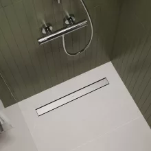   Hansgrohe RainDrain Go zuhanylefolyó 800 csempézhető hátsó burkolat standard/lapos beépítéshez, rozsdamentes acél 56273800