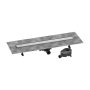 Hansgrohe RainDrain Go zuhanylefolyó 900 csempézhető hátsó burkolat standard/lapos beépítéshez, rozsdamentes acél 56274800