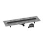 Hansgrohe RainDrain Go zuhanylefolyó 1000 csempézhető hátsó burkolat standard/lapos beépítéshez, matt fekete 56275670