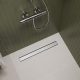 Hansgrohe RainDrain Go zuhanylefolyó 1200 csempézhető hátsó burkolat standard/lapos beépítéshez, rozsdamentes acél 56276800