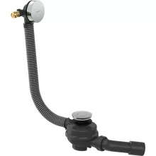   Hansgrohe Exafill push-open kád le- és túlfolyógarnitúra kádtöltővel, króm 58130000