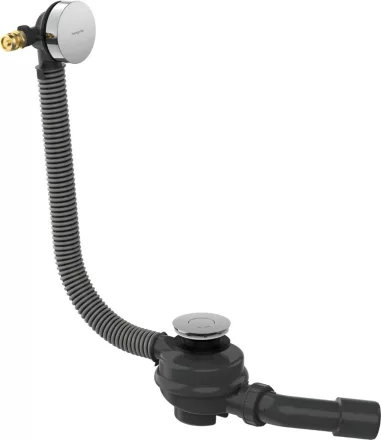 Hansgrohe Exafill push-open kád le- és túlfolyógarnitúra kádtöltővel, króm 58130000