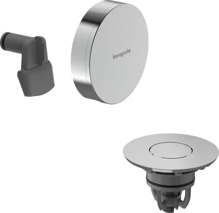 Hansgrohe Exafill push-open kád le- és túlfolyó színkészlet kádtöltővel, króm 58131000