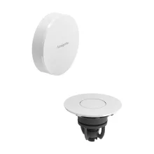   Hansgrohe Flexaplus push-open kád le- és túlfolyó, magasfényű fehér/matt fehér 58187700