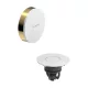 Hansgrohe Flexaplus push-open kád le- és túlfolyó, magasfényű fehér/polírozott arany hatású 58187990