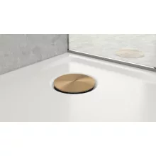   Hansgrohe RainDrain Staro lefolyófedél zuhanytálca szifon alaptesthez, szálcsiszolt bronz 60058140