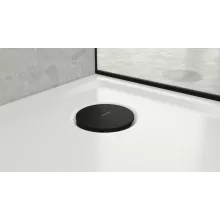   Hansgrohe RainDrain Staro lefolyófedél zuhanytálca szifon alaptesthez, matt fekete 60058670