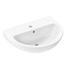   Hansgrohe GladeLake S kerámia mosdókagyló 550x450 mm csapfurattal és túlfolyóval, fehér 60101450