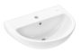 Hansgrohe GladeLake S kerámia mosdókagyló 550x450 mm csapfurattal és túlfolyóval, fehér 60101450