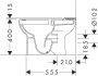 Hansgrohe GladeLake S monoblokkos kerámia WC vario kifolyású AquaChannel Flush technológiával, fehér 60108450