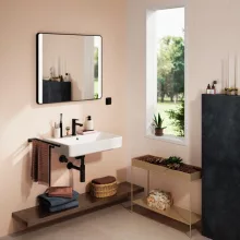   Hansgrohe Xanuia Q kerámia mosdó 65x48 cm csapfurattal és túlfolyóval, fehér 60134450