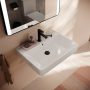 Hansgrohe Xanuia Q kerámia mosdó 65x48 cm csapfurattal és túlfolyóval, fehér 60134450
