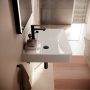Hansgrohe Xanuia Q kerámia mosdó 65x48 cm csapfurattal és túlfolyóval, fehér 60134450