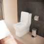 Hansgrohe EluPura Original Q padlón álló szögletes kerámia WC csésze vario kifolyással, fehér 60137450