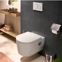   Hansgrohe EluPura Original S ívelt fali kerámia WC hátsó kifolyással, fehér 60142450