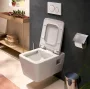 Hansgrohe EluPura Original Q szögletes fali kerámia WC, fehér 60145450